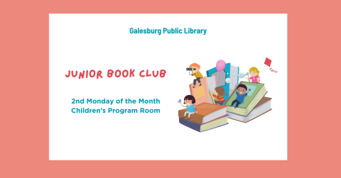 Junior Book Club - 2nd Monday of the Month