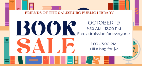 Friends Book Sale Saturday 9:30-3:00