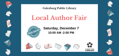 Local Author Fair 10-2 on 12/7